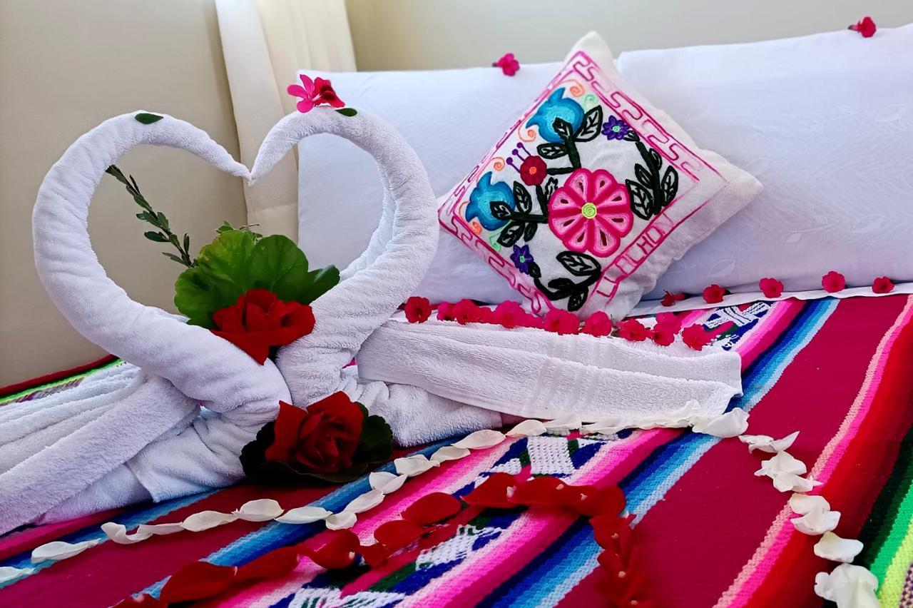 Hospedaje Rural La Florida En Llachon, Titicaca プーノ エクステリア 写真