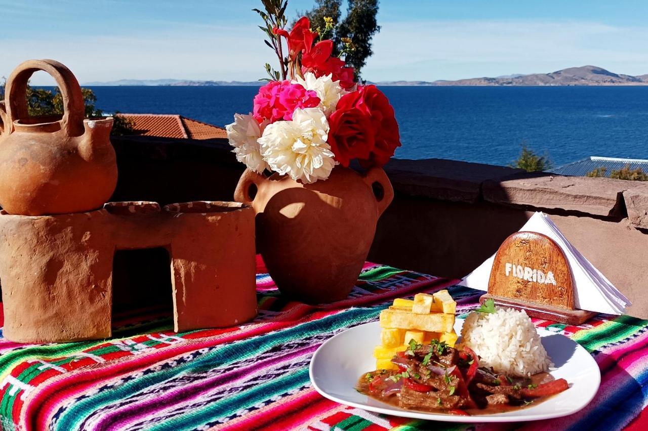 Hospedaje Rural La Florida En Llachon, Titicaca プーノ エクステリア 写真