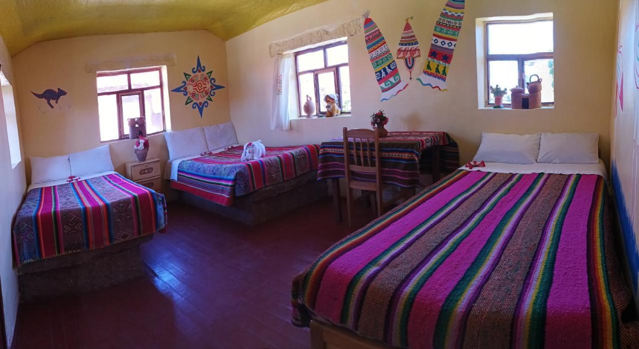 Hospedaje Rural La Florida En Llachon, Titicaca プーノ エクステリア 写真