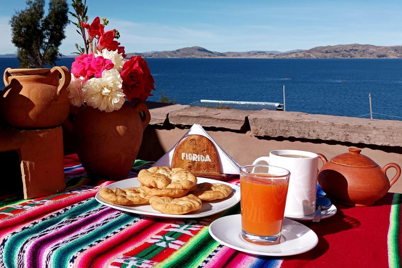 Hospedaje Rural La Florida En Llachon, Titicaca プーノ エクステリア 写真